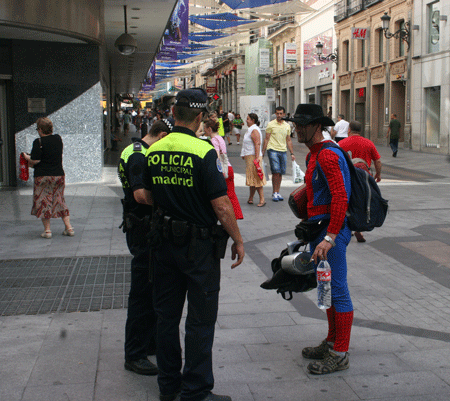 Spiderman i Madrid